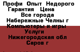 Профи. Опыт. Недорого. Гарантия › Цена ­ 100 - Все города, Набережные Челны г. Компьютеры и игры » Услуги   . Нижегородская обл.,Саров г.